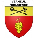 Verneuil-sur-Vienne Sticker wappen, gelsenkirchen, augsburg, klebender aufkleber