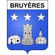 Adesivi stemma Bruyères adesivo