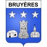 Stickers coat of arms Bruyères adhesive sticker