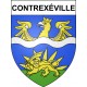 Pegatinas escudo de armas de Contrexéville adhesivo de la etiqueta engomada
