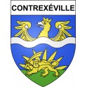 Contrexéville 88 ville sticker blason écusson autocollant adhésif