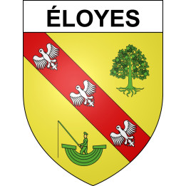 Pegatinas escudo de armas de éloyes adhesivo de la etiqueta engomada