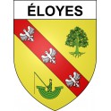 éloyes 88 ville sticker blason écusson autocollant adhésif