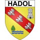 Hadol 88 ville sticker blason écusson autocollant adhésif