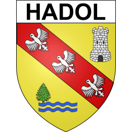 Hadol Sticker wappen, gelsenkirchen, augsburg, klebender aufkleber