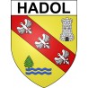 Hadol 88 ville sticker blason écusson autocollant adhésif