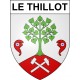 Le Thillot 88 ville sticker blason écusson autocollant adhésif