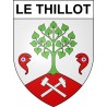 Le Thillot 88 ville sticker blason écusson autocollant adhésif