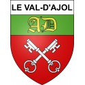 Pegatinas escudo de armas de Le Val-d'Ajol adhesivo de la etiqueta engomada