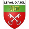 Le Val-d'Ajol 88 ville sticker blason écusson autocollant adhésif