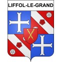 Liffol-le-Grand 88 ville sticker blason écusson autocollant adhésif