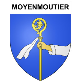 Stickers coat of arms Moyenmoutier adhesive sticker