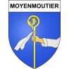 Moyenmoutier 88 ville sticker blason écusson autocollant adhésif
