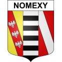 Nomexy Sticker wappen, gelsenkirchen, augsburg, klebender aufkleber