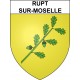 Pegatinas escudo de armas de Rupt-sur-Moselle adhesivo de la etiqueta engomada