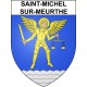 Pegatinas escudo de armas de Saint-Michel-sur-Meurthe adhesivo de la etiqueta engomada