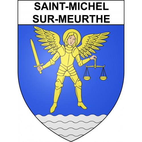 Stickers coat of arms Saint-Michel-sur-Meurthe adhesive sticker