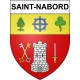 Saint-Nabord Sticker wappen, gelsenkirchen, augsburg, klebender aufkleber