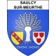 Saulcy-sur-Meurthe 88 ville sticker blason écusson autocollant adhésif