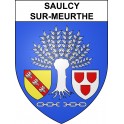 Saulcy-sur-Meurthe 88 ville sticker blason écusson autocollant adhésif