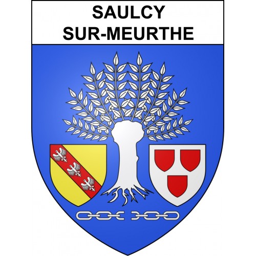 Adesivi stemma Saulcy-sur-Meurthe adesivo