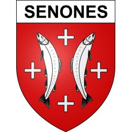 Senones Sticker wappen, gelsenkirchen, augsburg, klebender aufkleber