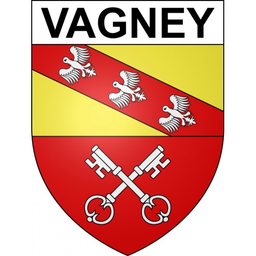 Stickers coat of arms Vagney adhesive sticker