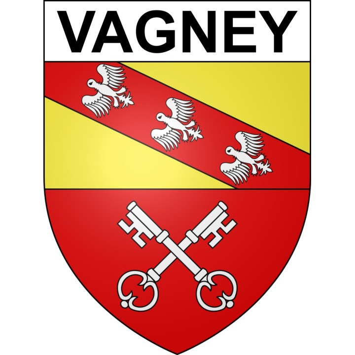 Stickers coat of arms Vagney adhesive sticker