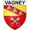Vagney Sticker wappen, gelsenkirchen, augsburg, klebender aufkleber