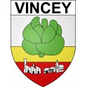 Vincey Sticker wappen, gelsenkirchen, augsburg, klebender aufkleber