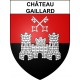 Château-Gaillard 01 ville sticker blason écusson autocollant adhésif
