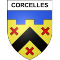 Corcelles 01 ville sticker blason écusson autocollant adhésif