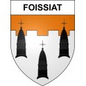 Foissiat 01 ville sticker blason écusson autocollant adhésif