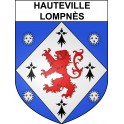 Stickers coat of arms Hauteville-Lompnès adhesive sticker