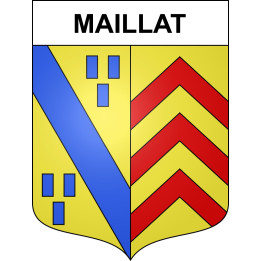 Maillat 01 ville sticker blason écusson autocollant adhésif