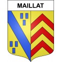 Maillat 01 ville sticker blason écusson autocollant adhésif