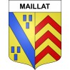Pegatinas escudo de armas de Maillat adhesivo de la etiqueta engomada