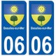 06 Beaulieu-sur-Mer blason autocollant plaque ville