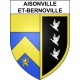 Aisonville-et-Bernoville Sticker wappen, gelsenkirchen, augsburg, klebender aufkleber