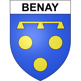 Stickers coat of arms Benay adhesive sticker