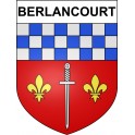 Berlancourt 02 ville sticker blason écusson autocollant adhésif