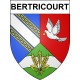Bertricourt Sticker wappen, gelsenkirchen, augsburg, klebender aufkleber