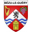 Bézu-le-Guéry 02 ville sticker blason écusson autocollant adhésif
