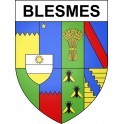 Blesmes 02 ville sticker blason écusson autocollant adhésif