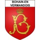 Bohain-en-Vermandois 02 ville sticker blason écusson autocollant adhésif