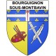 Adesivi stemma Bourguignon-sous-Montbavin adesivo