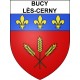 Bucy-lès-Cerny 02 ville sticker blason écusson autocollant adhésif