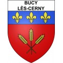 Bucy-lès-Cerny 02 ville sticker blason écusson autocollant adhésif