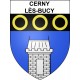 Adesivi stemma Cerny-lès-Bucy adesivo