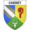 Chérêt Sticker wappen, gelsenkirchen, augsburg, klebender aufkleber